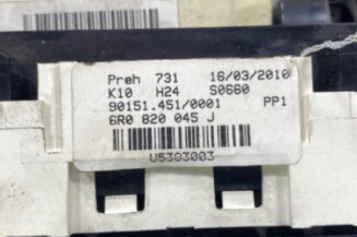 Commande chauffage VOLKSWAGEN POLO 5
