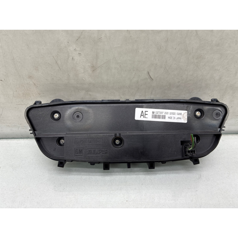 Commande chauffage OPEL INSIGNIA 1 Photo n°3