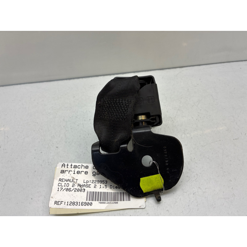 Attache ceinture arriere gauche RENAULT CLIO 2 Photo n°5