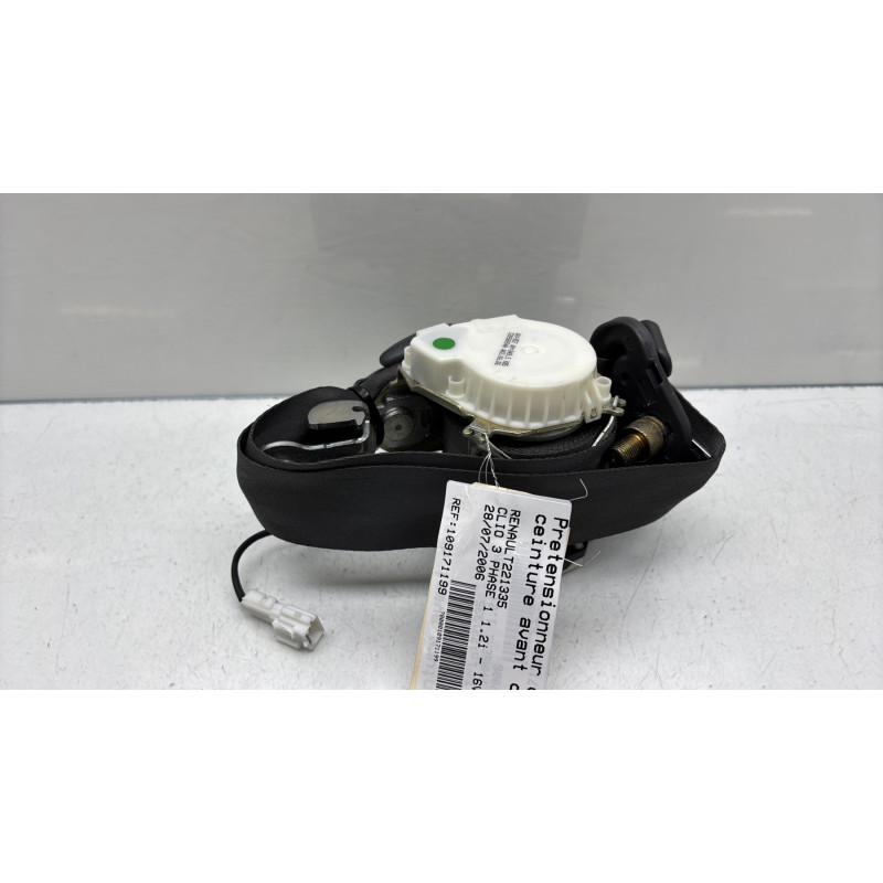 Pretensionneur de ceinture avant droit RENAULT CLIO 3 Photo n°1