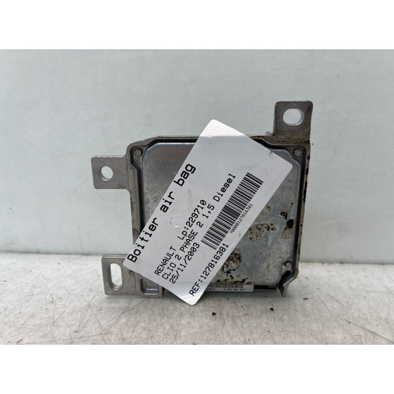 Boitier air bag RENAULT CLIO 2 Photo n°3
