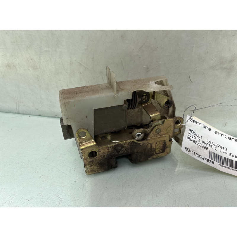 Serrure arriere droit RENAULT CLIO 2 Photo n°3