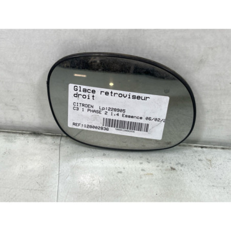 Glace retroviseur droit CITROEN C3 1