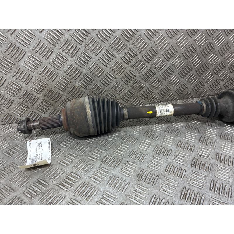 Cardan droit (transmission) RENAULT MEGANE 2 Photo n°1