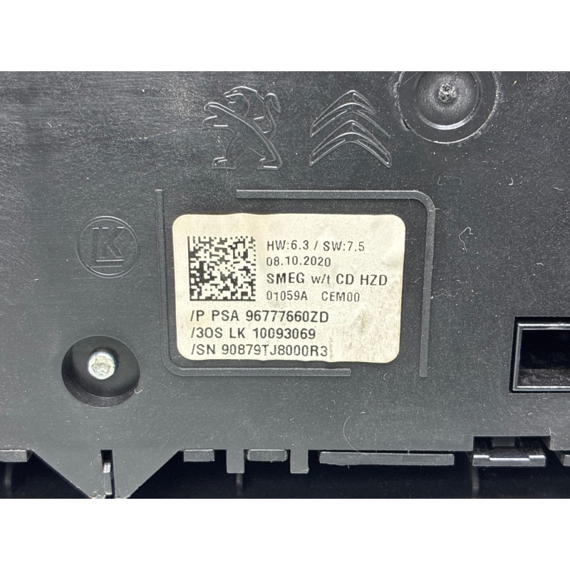 Commande chauffage PEUGEOT 308 2 SW Photo n°3