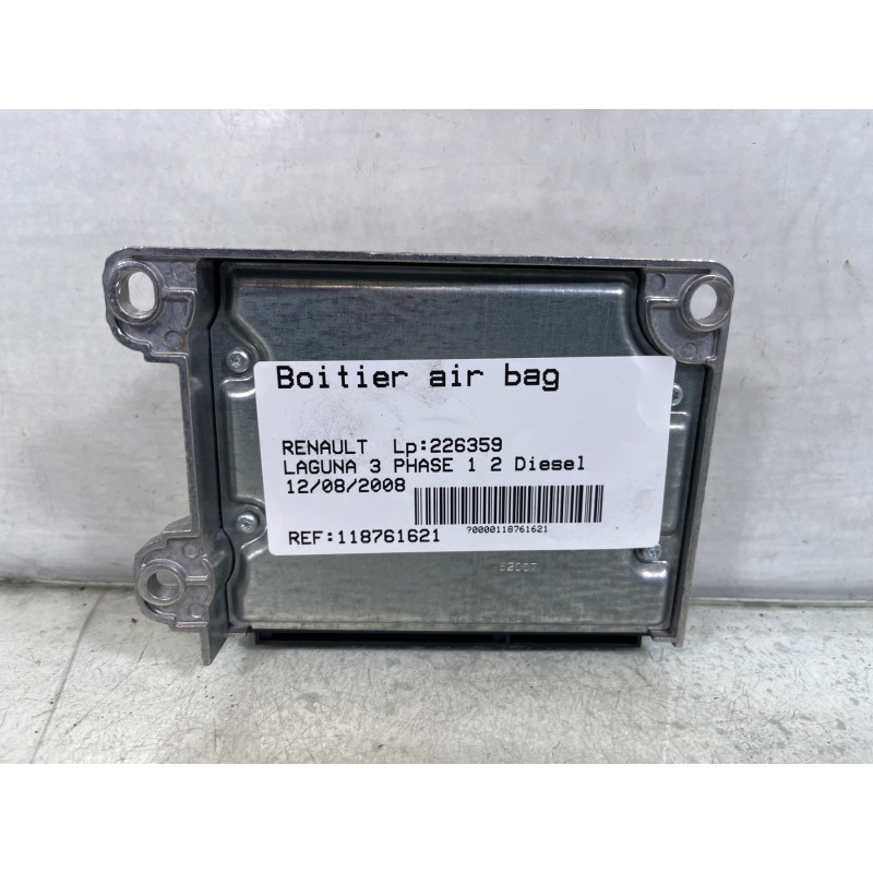 Boitier air bag RENAULT LAGUNA 3 Photo n°4