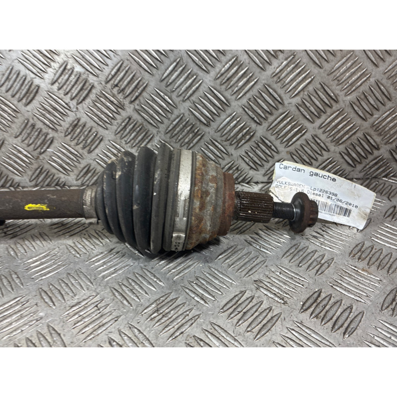 Cardan gauche (transmission) VOLKSWAGEN GOLF 6 Photo n°1