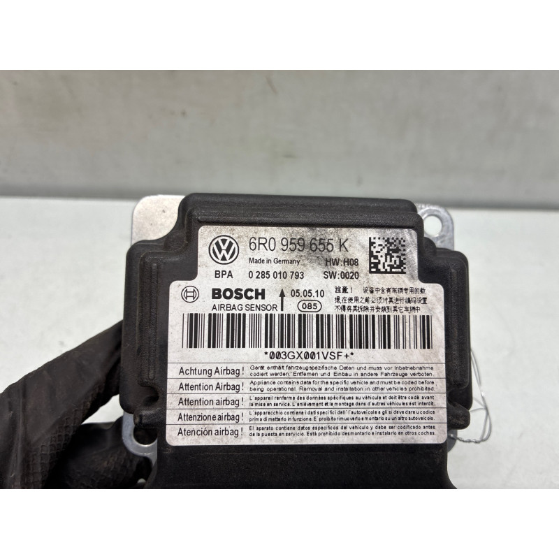 Boitier air bag VOLKSWAGEN POLO 5 Photo n°3