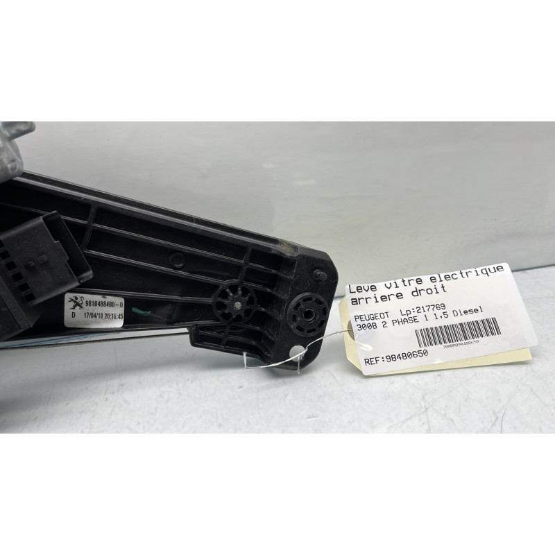 Leve vitre electrique arriere droit PEUGEOT 3008 2 Photo n°3