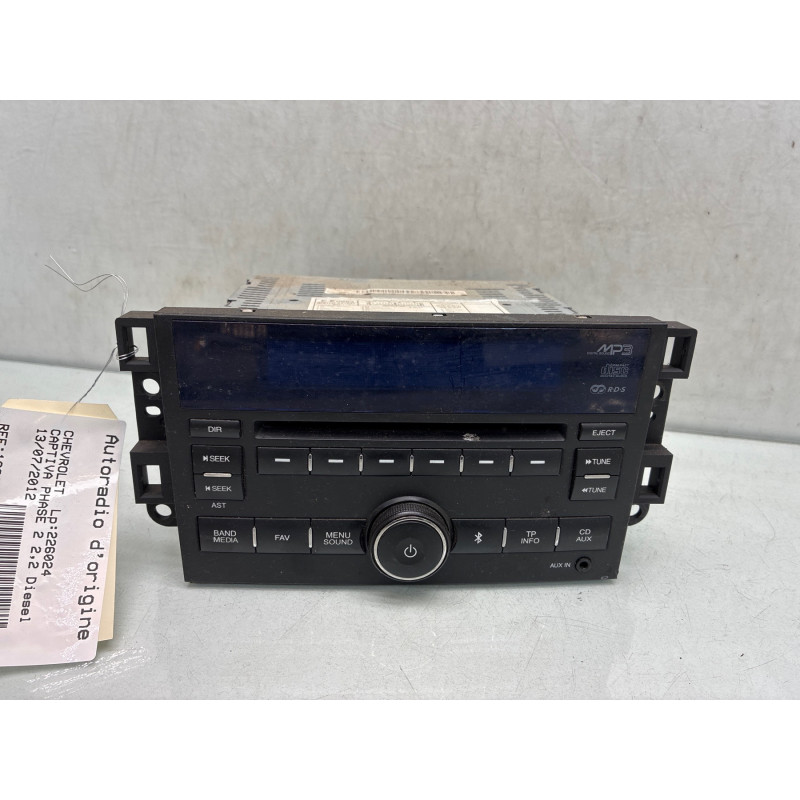 Autoradio d'origine CHEVROLET CAPTIVA Photo n°4