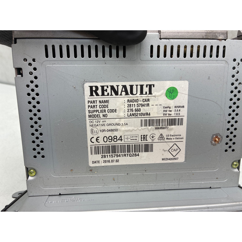 Autoradio d'origine RENAULT CLIO 4 Photo n°4