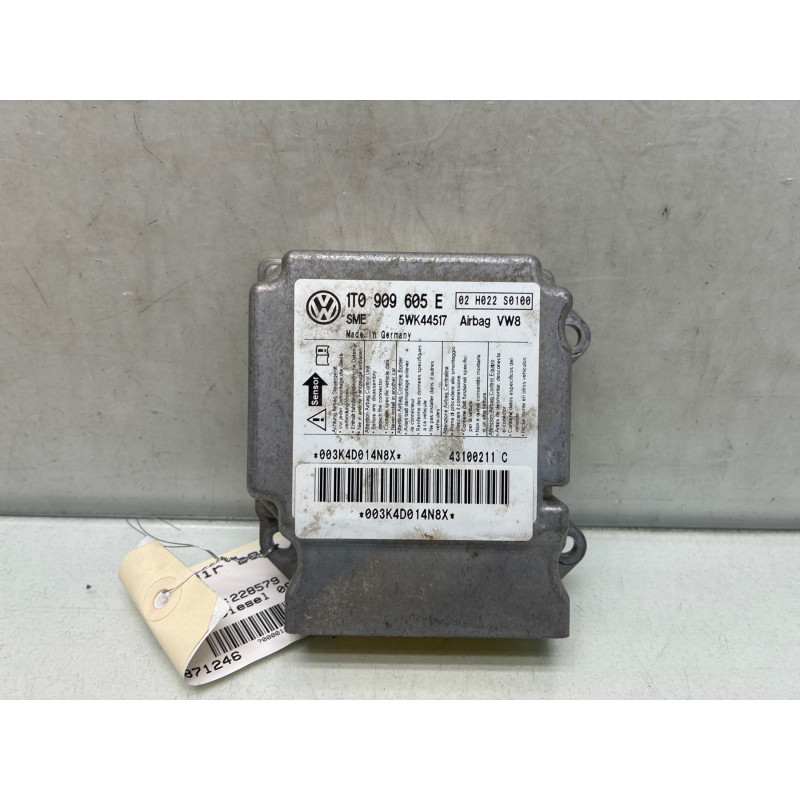 Boitier air bag VOLKSWAGEN TOURAN 2 Photo n°1