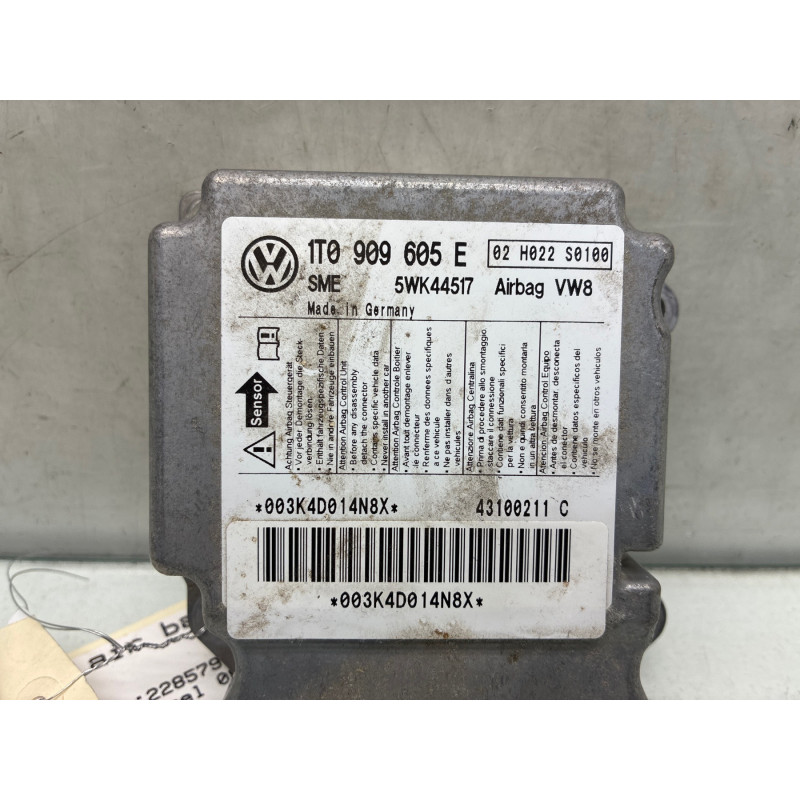 Boitier air bag VOLKSWAGEN TOURAN 2 Photo n°4