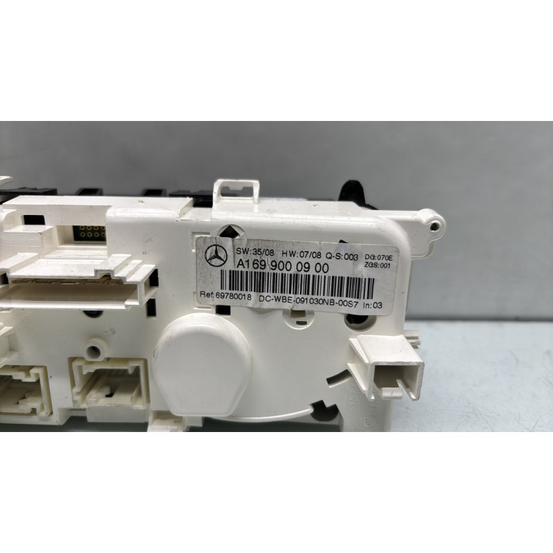 Commande chauffage MERCEDES CLASSE A 169 Photo n°3