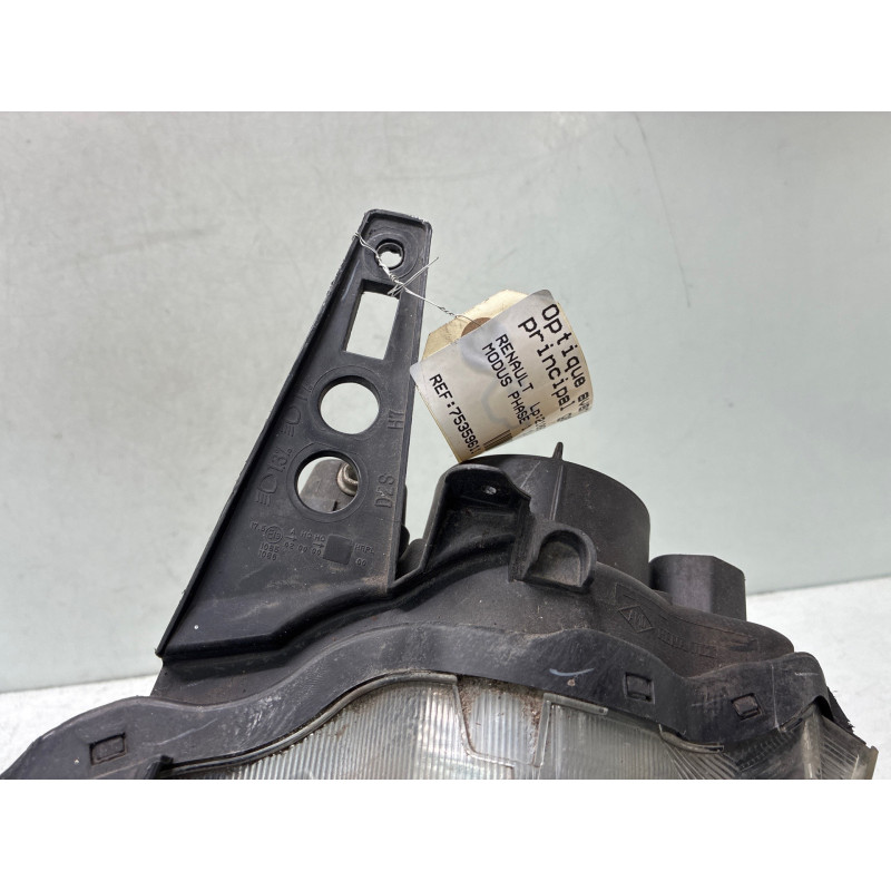 Optique avant principal gauche (feux)(phare) RENAULT MODUS Photo n°7
