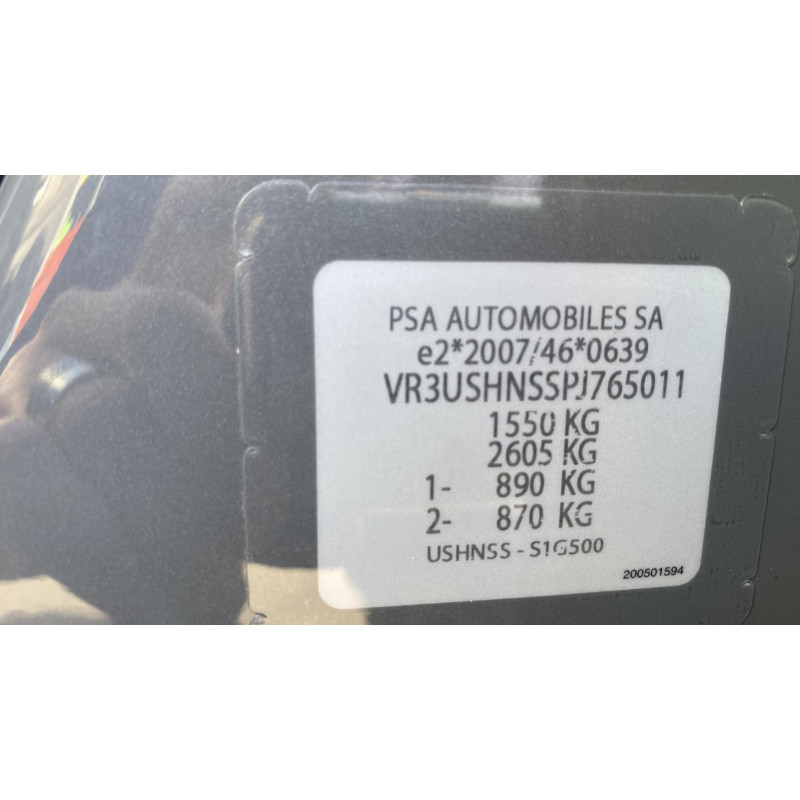 PEUGEOT 2008 2 PHASE 1 1.2 PURETECH - 12V TURBO Photo n°19