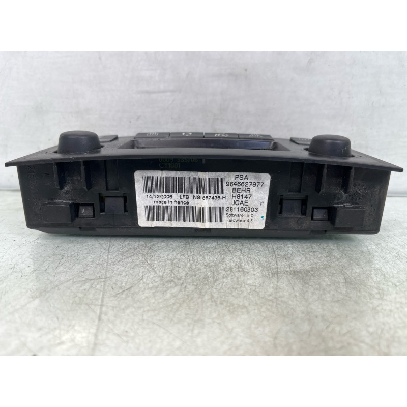 Commande chauffage PEUGEOT 307 Photo n°4