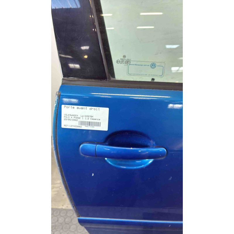 Porte avant droit VOLKSWAGEN POLO 4 Photo n°3