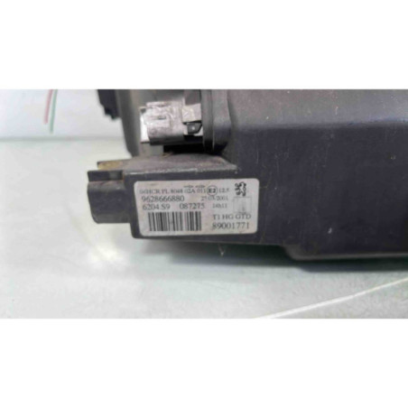 Optique avant principal gauche (feux)(phare) PEUGEOT 206