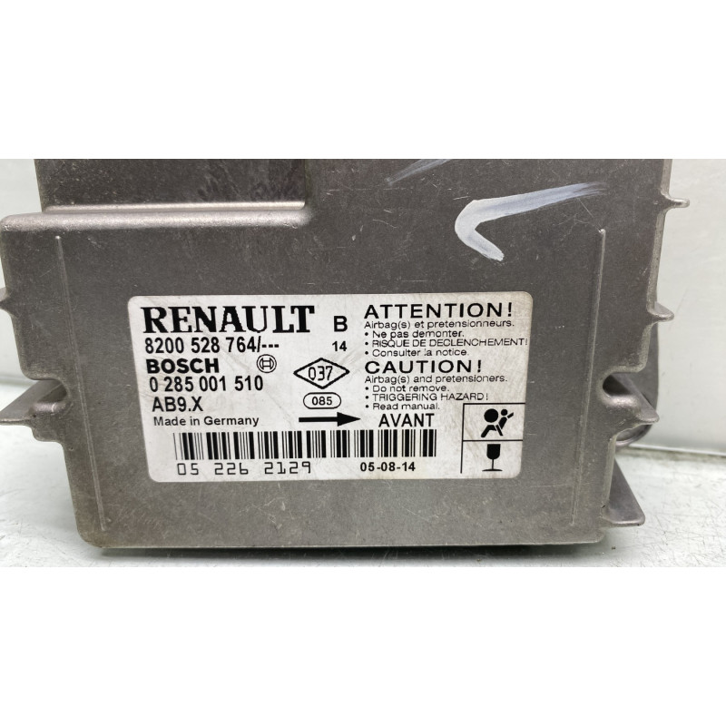 Boitier air bag RENAULT CLIO 3 Photo n°2