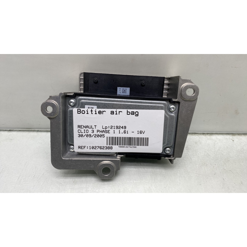 Boitier air bag RENAULT CLIO 3 Photo n°4
