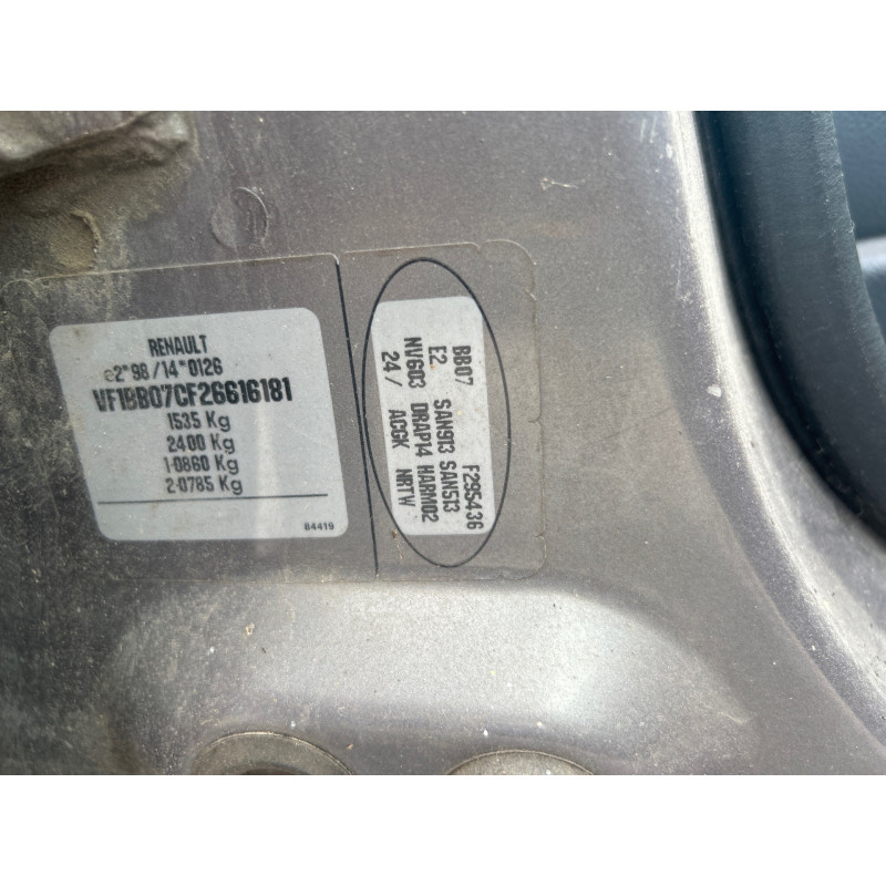 Poignee porte arriere droit RENAULT CLIO 2 Photo n°12