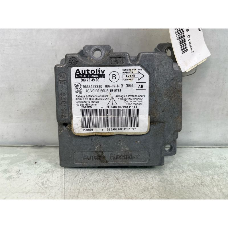 Boitier air bag PEUGEOT 307 Photo n°3