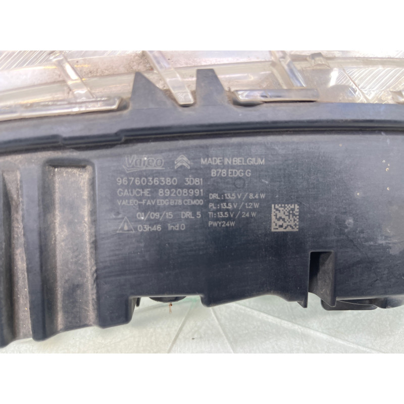 Feu diurne avant gauche CITROEN C4 GRAND PICASSO 2 Photo n°4