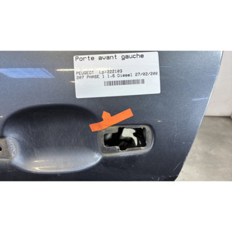 Porte avant gauche PEUGEOT 207