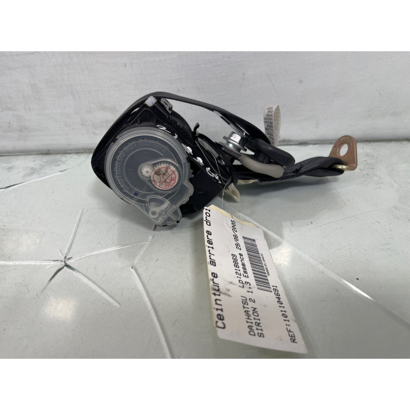Ceinture arriere droit DAIHATSU SIRION 2 Photo n°3