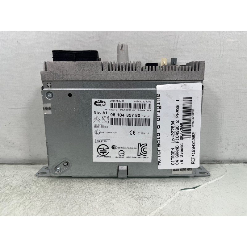 Autoradio d'origine CITROEN C4 GRAND PICASSO 2 Photo n°2
