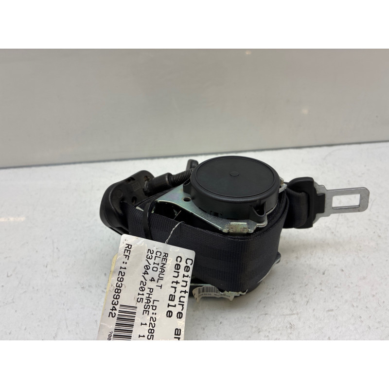 Ceinture arriere centrale RENAULT CLIO 4 Photo n°3