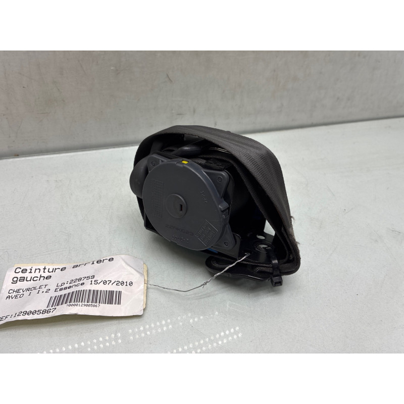 Ceinture arriere gauche CHEVROLET AVEO 1 Photo n°4
