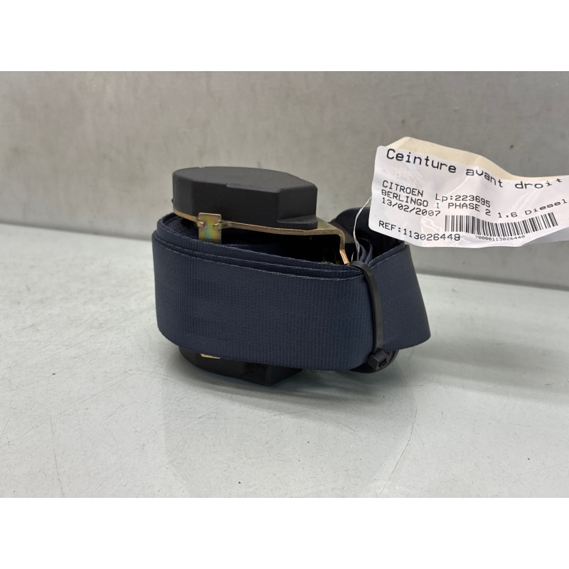 Ceinture avant droit CITROEN BERLINGO 1 Photo n°2