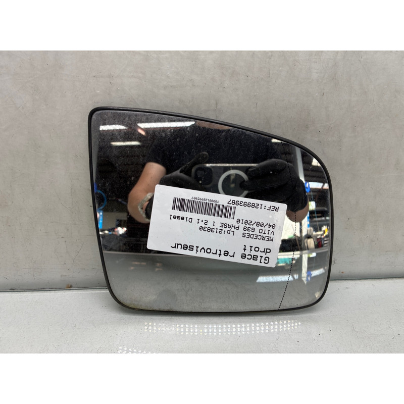 Glace retroviseur droit MERCEDES VITO 639 Photo n°2