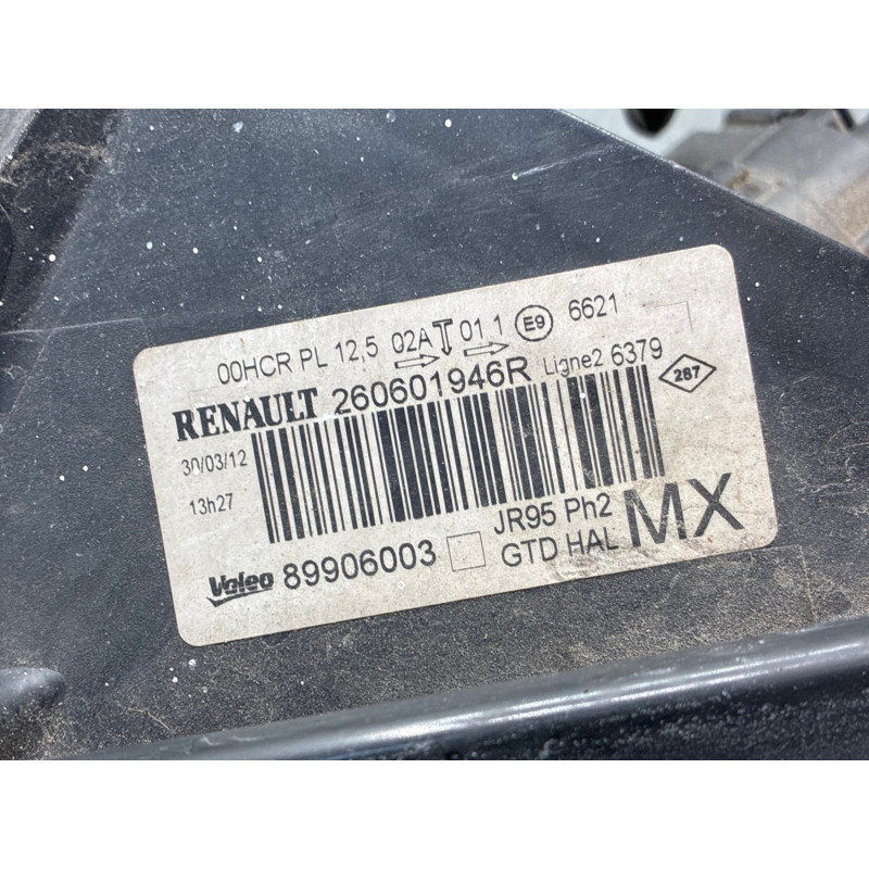 Optique avant principal gauche (feux)(phare) RENAULT GRAND SCENIC 3 Photo n°7
