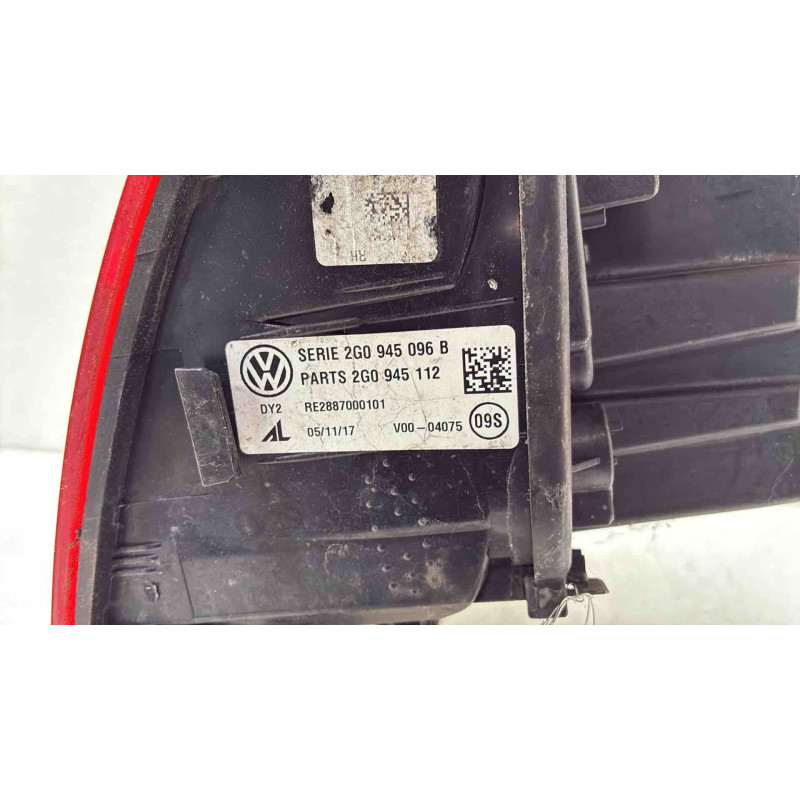 Feu arriere principal droit (feux) VOLKSWAGEN POLO 6 Photo n°2
