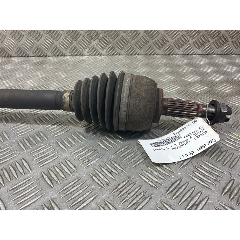 Cardan droit (transmission) RENAULT SCENIC 2 Photo n°2