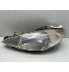 Optique avant principal gauche (feux)(phare) PEUGEOT 206