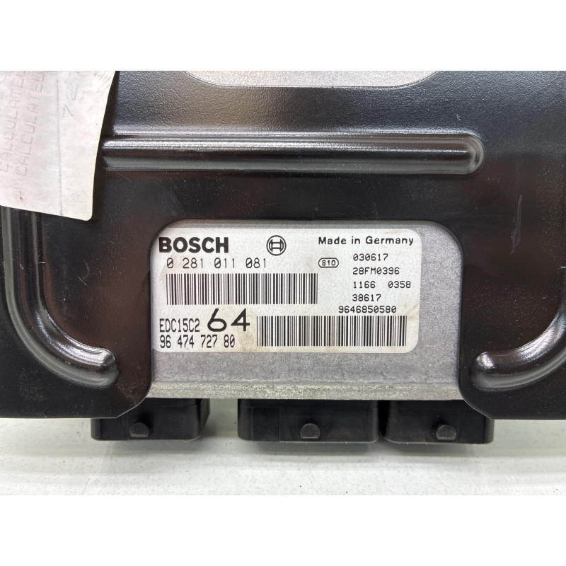 Calculateur moteur PEUGEOT 307 Photo n°4