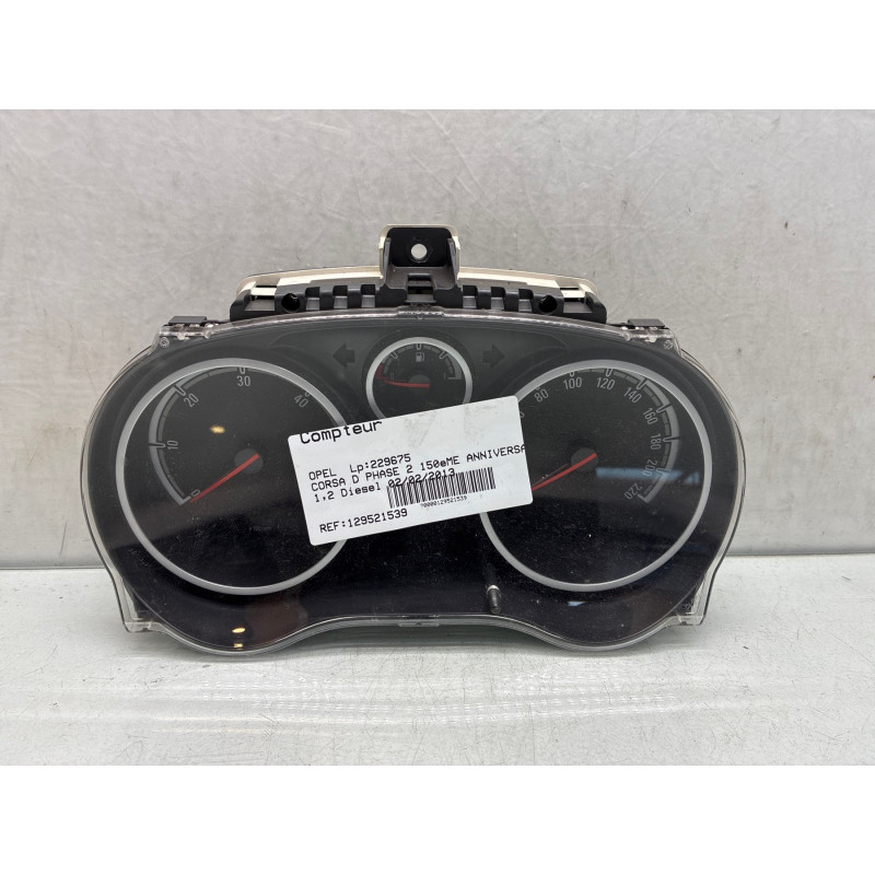 Compteur OPEL CORSA D Photo n°3