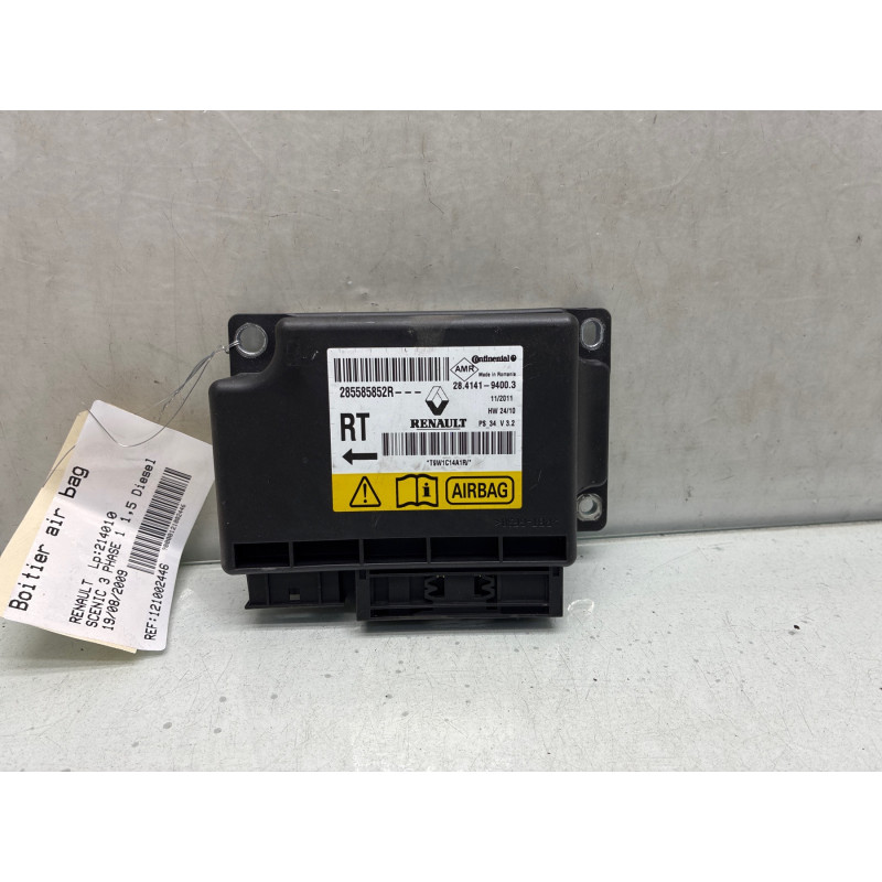 Boitier air bag RENAULT SCENIC 3 Photo n°3