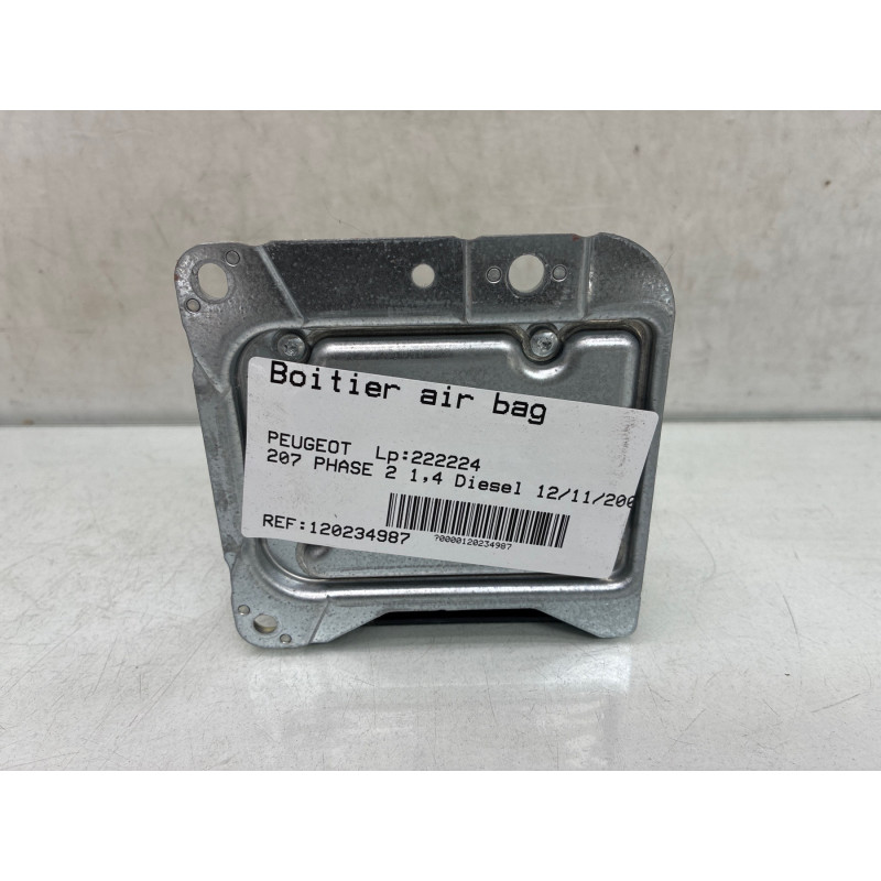 Boitier air bag PEUGEOT 207 Photo n°3