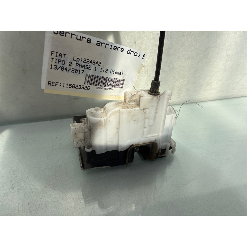 Serrure arriere droit FIAT TIPO 2 Photo n°5