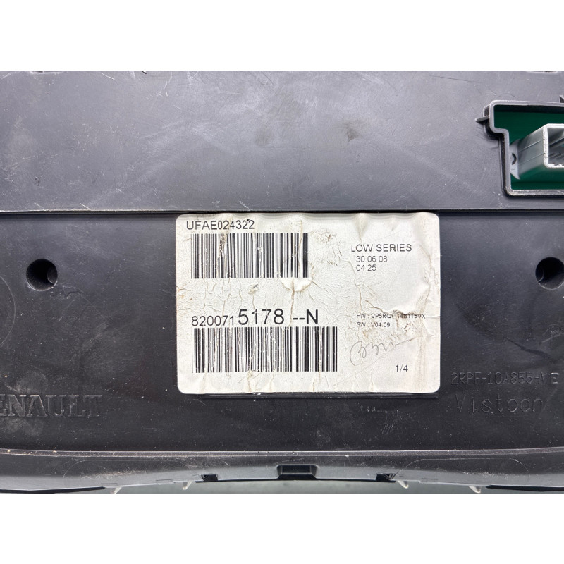 Compteur RENAULT CLIO 3 Photo n°4