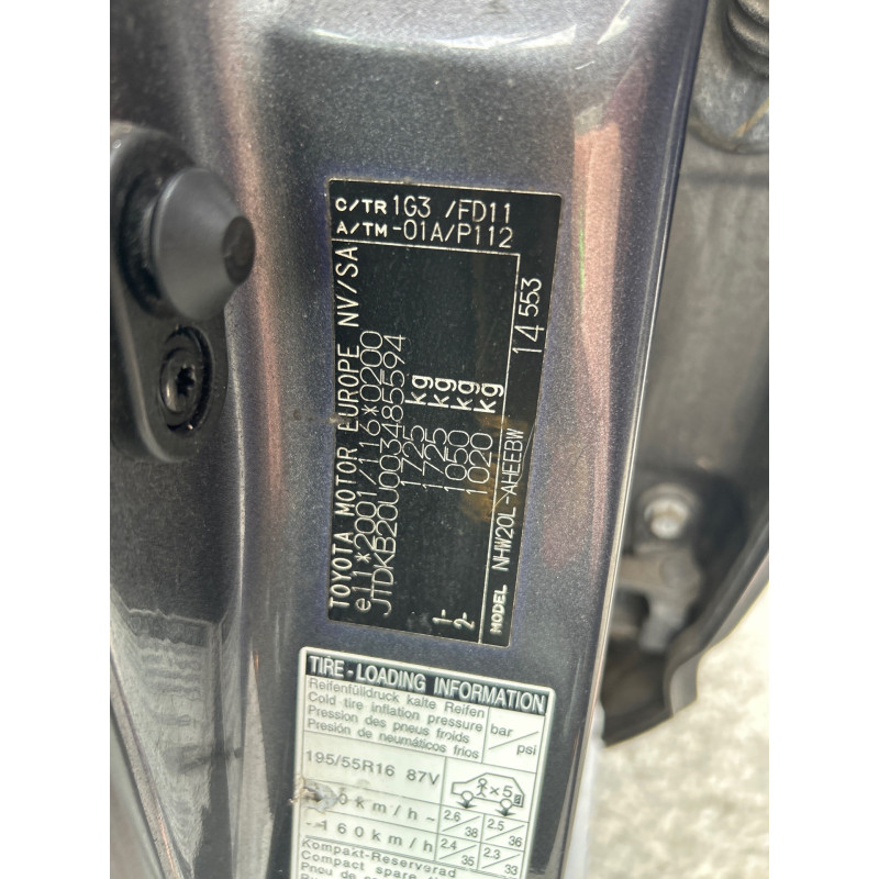 TOYOTA PRIUS 2 1.5i - 16V HYBRID Photo n°15