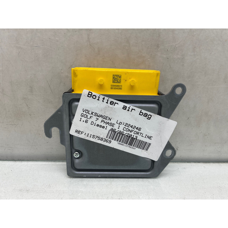 Boitier air bag VOLKSWAGEN GOLF 7 Photo n°1