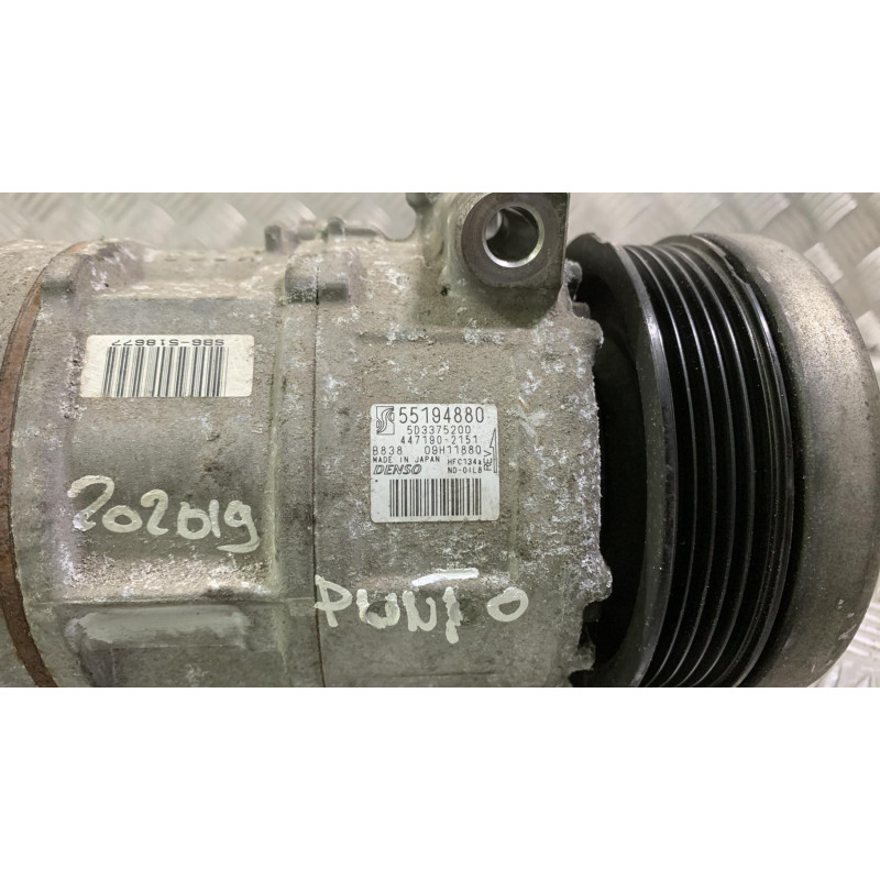 Compresseur clim FIAT GRANDE PUNTO Photo n°4