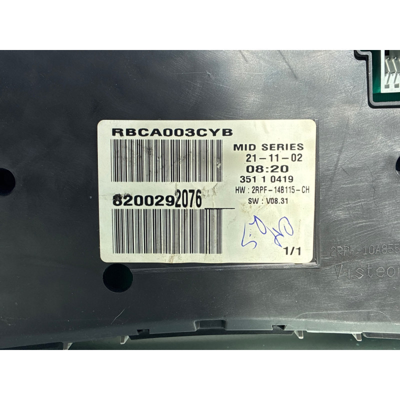 Compteur RENAULT MEGANE 2 Photo n°3