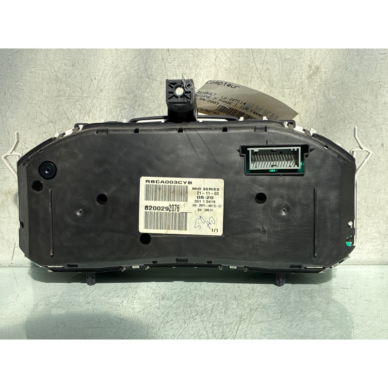 Compteur RENAULT MEGANE 2 Photo n°4